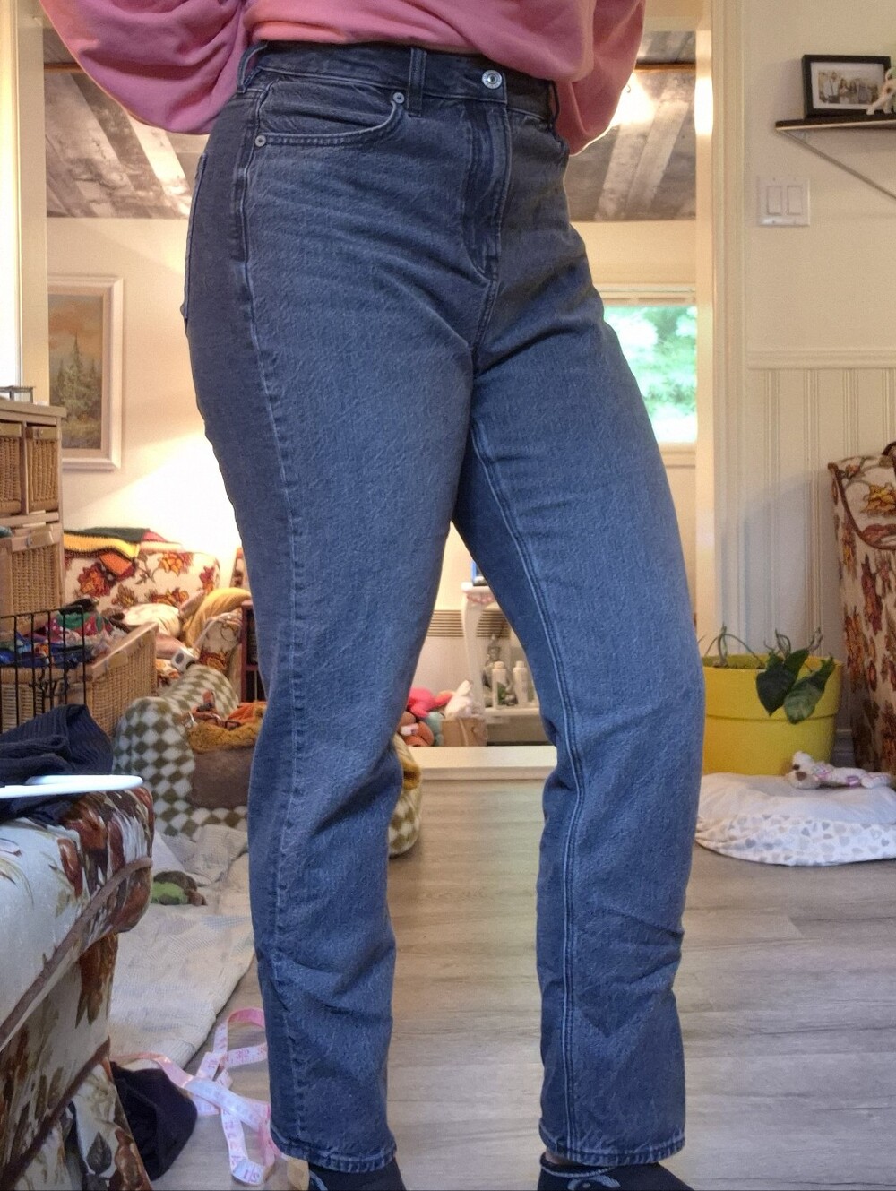 American Eagle Strigid Mom Jean High Rise Size 10